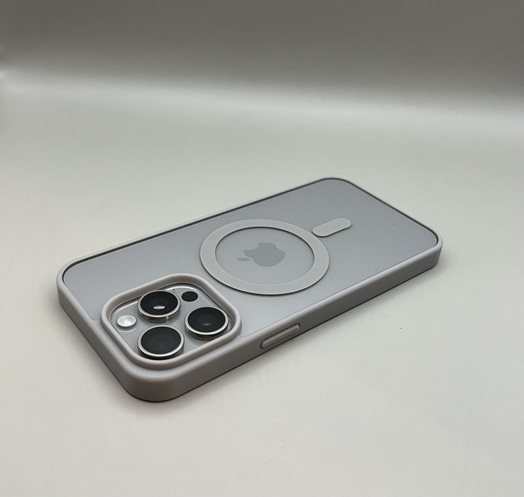 Чехол 15 Pro Max natural titanium MagSafe, black,blue, 14 Pro Max grey