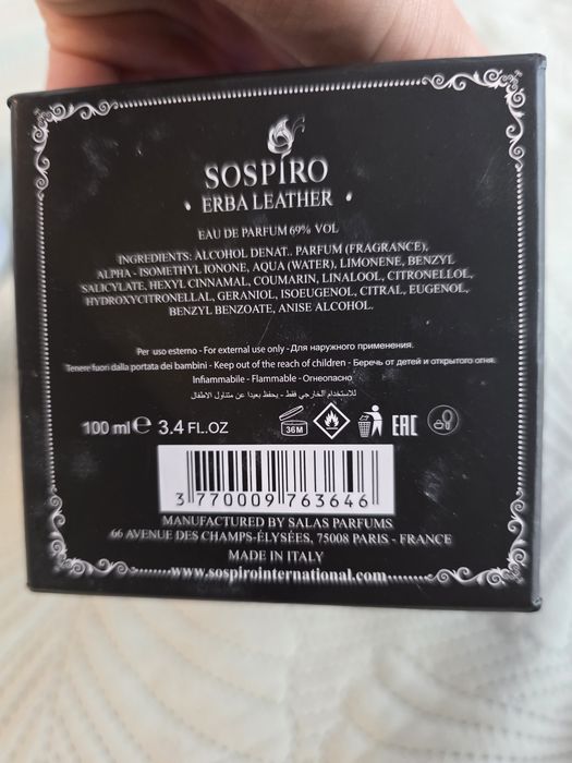 Perfumy Sospiro 100ml