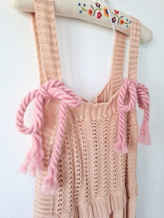 Vestido com malha Zara 13-14 anos