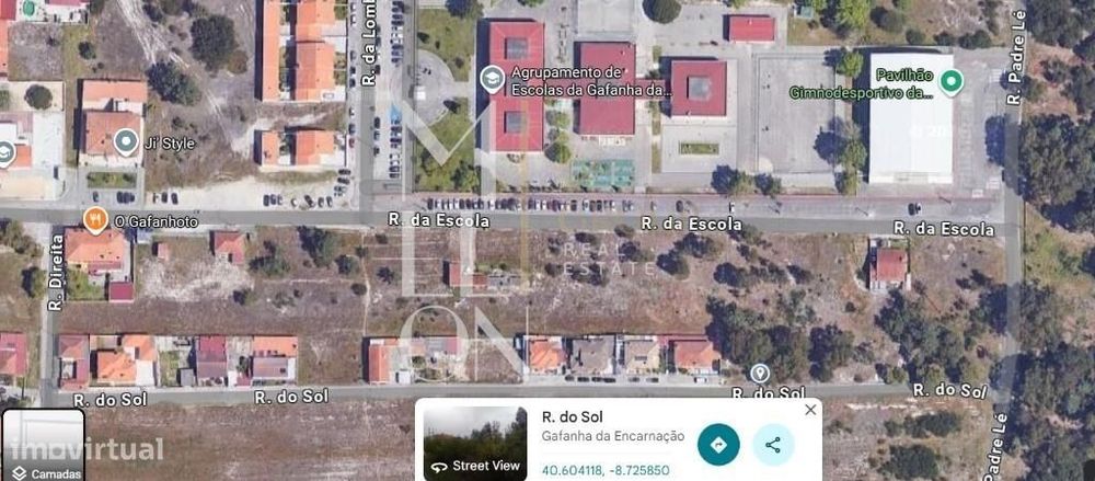 Terreno urbano com 21,9m de frente na  Gafanha da Encarnação com 342m2 — Gafanha Da Encarnação, Aveiro