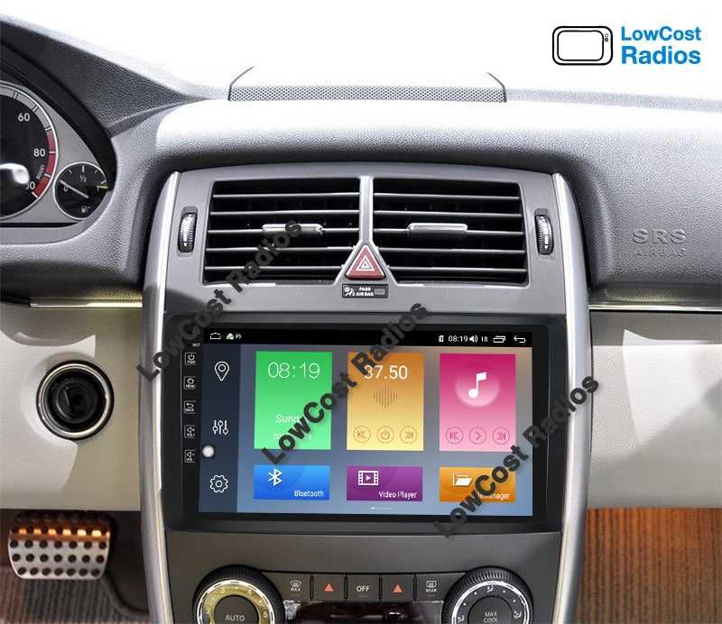 Rádio GPS 9'' Mercedes Benz Classe A e B, Vito, Sprinter — ANDROID 15 | CARPLAY • ANDROID AUTO