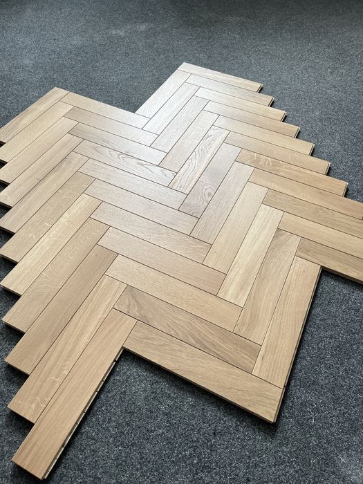 Podłoga Jodełka Dąb Natur, 15x80x400mm,Olej BRESLAU x2