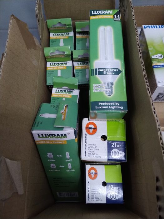 Lâmpadas fluorescentes economizadoras