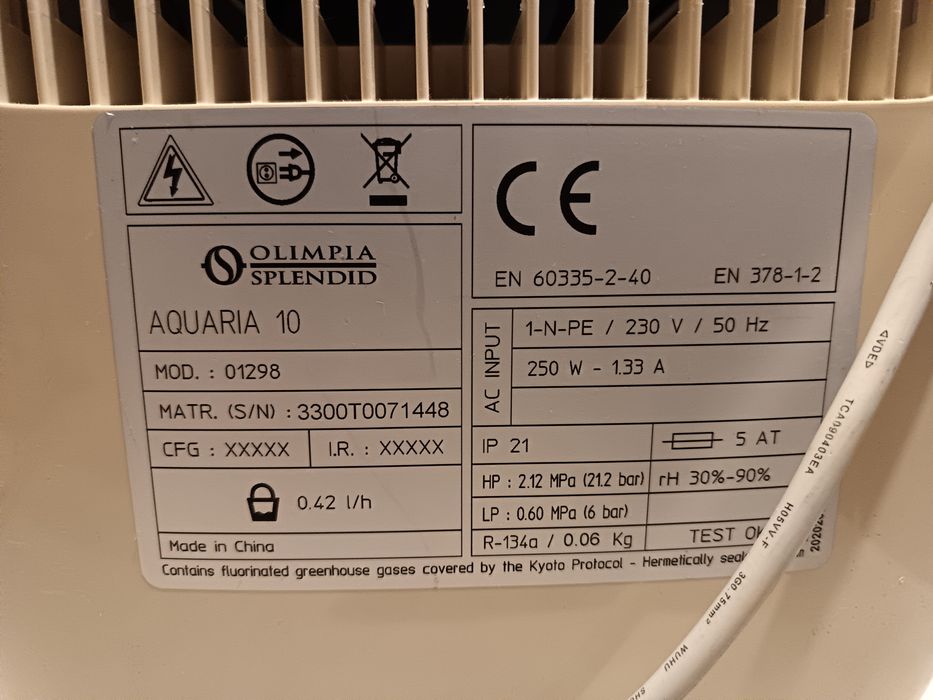 Desumidificador Olímpia