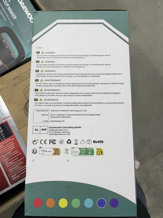 Mini Ar Condicionado / Humidificador Portátil – Novo