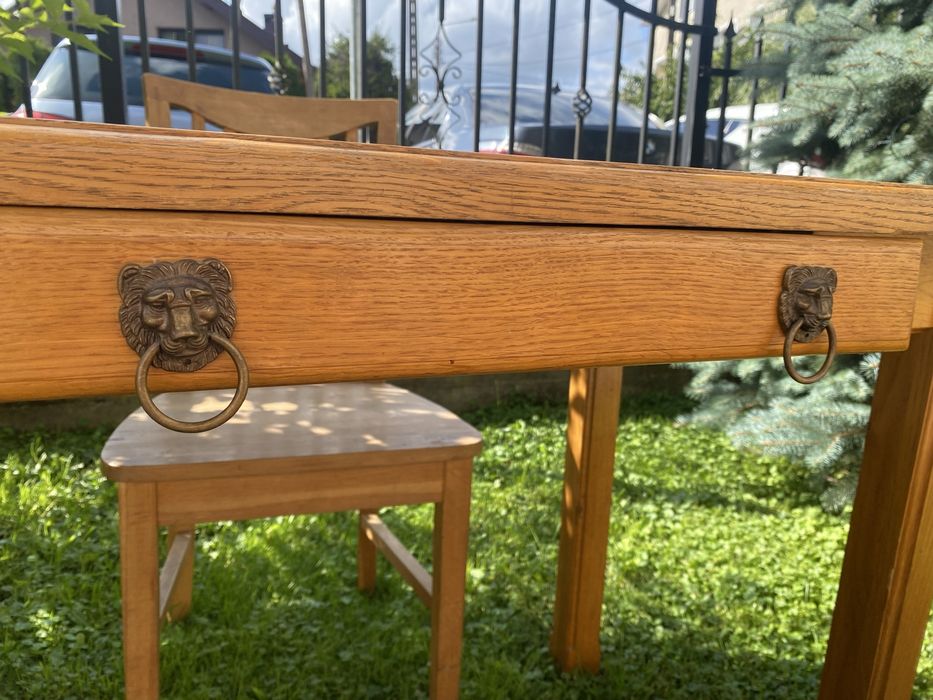 Sprzedam drewniany solidny stół 71cm/120cm