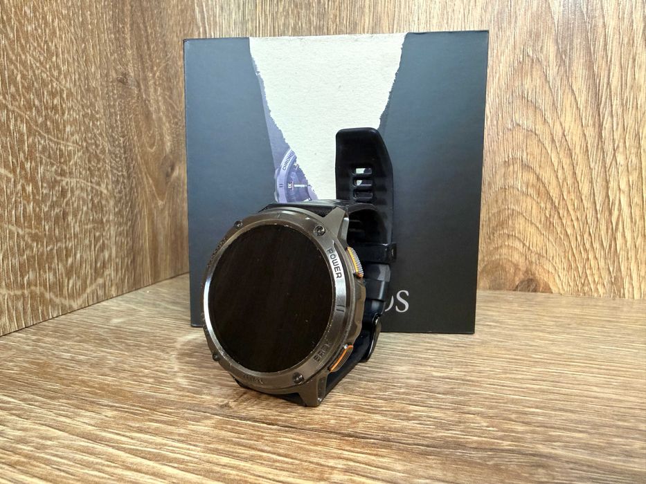 Smartwatch Titan Chronos FW110 Black Pudełko Akcesoria Ładowarka