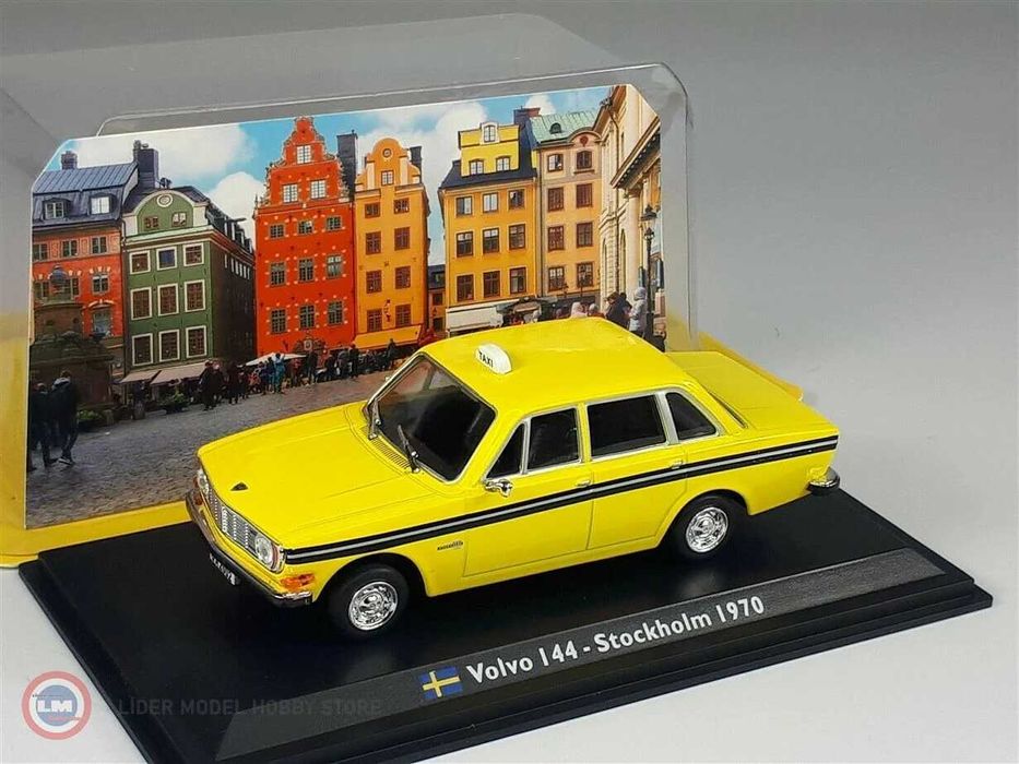 Volvo 144 Stockholm TAXI - 1970 - 1:43 Atlas