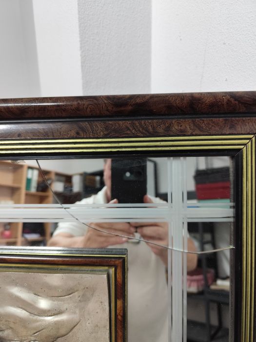 Quadro espetacular em prata maciça 925 Italiana.