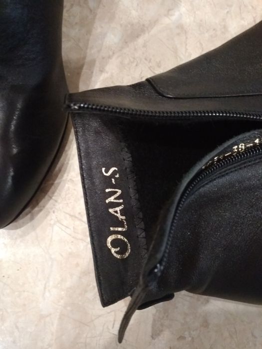 Полусапожки кожаные