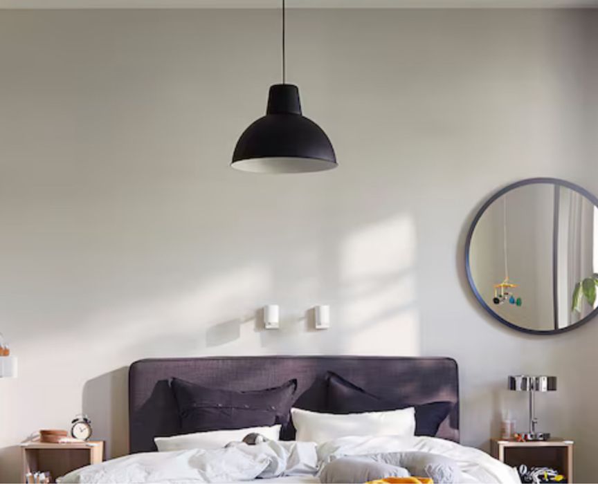 Candeeiro suspenso preto