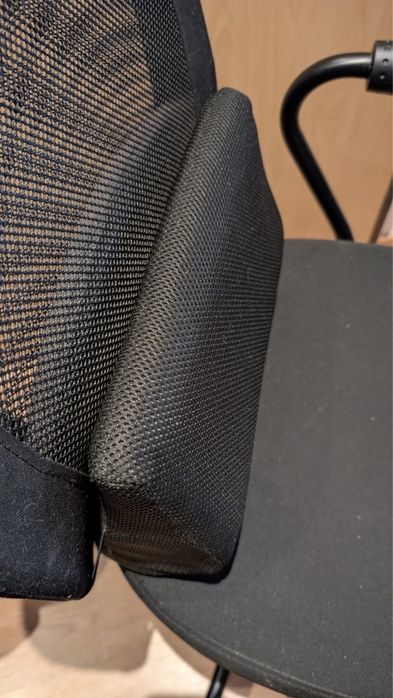 Cadeira de escritório preta IKEA flintan com acessórios