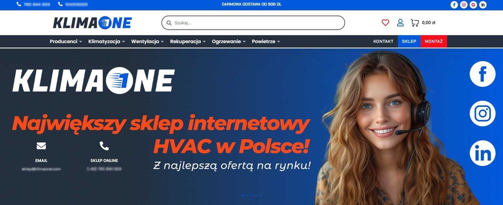 Strona internetowa Sklep internetowy BaseLinker Pozycjonowanie SEO