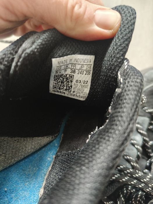 Sneakersy Adidas buty sportowe czarne 38