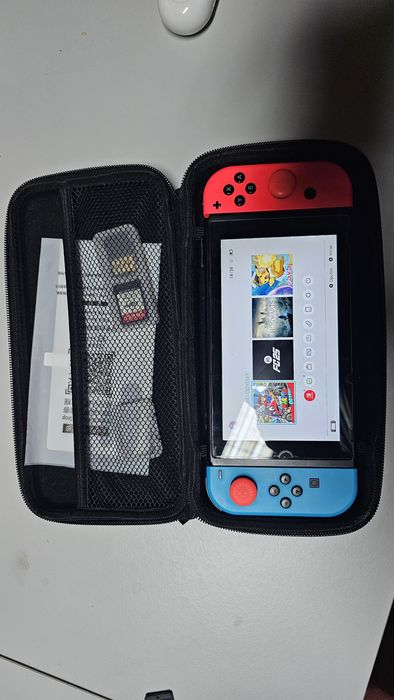 Nintendo switch com jogos