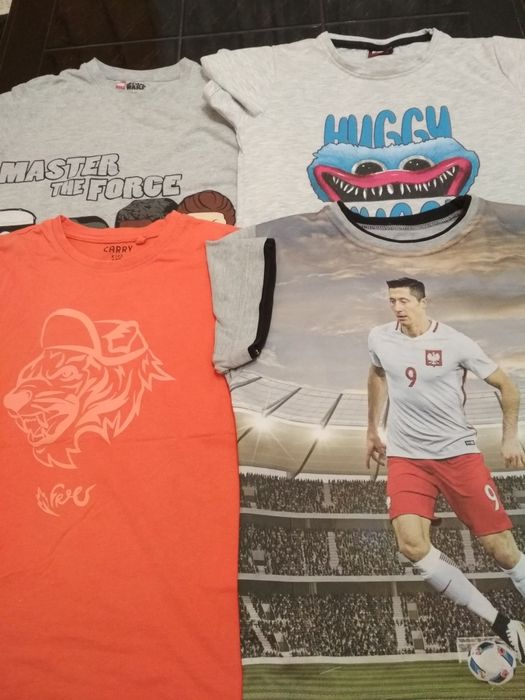 Koszulki /t-shirty chłopięce r 134/140 (wymiary).