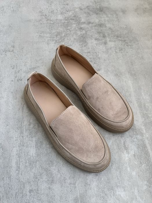 Лофери натуральний замш