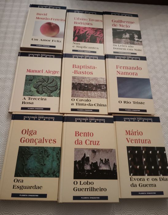 Livros Os Grandes Escritores Portugueses Actuais Novos