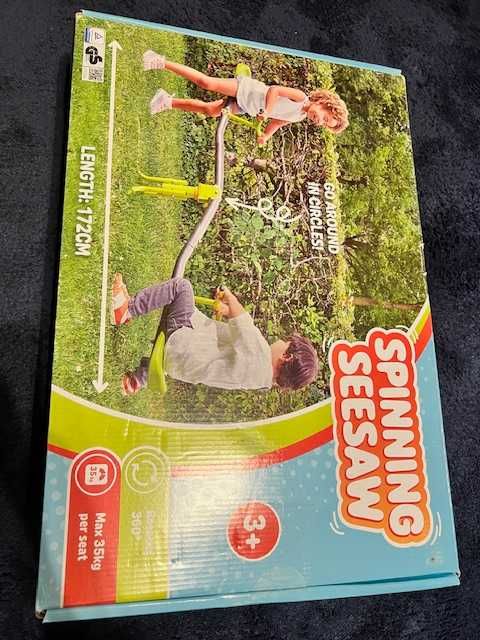 Huśtawka ogrodowa 2w1 huśtawka + karuzela 360 NOWA Dla dzieci