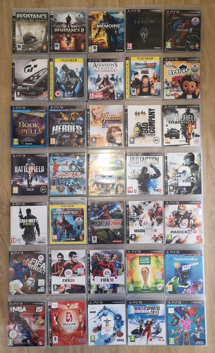 Conjunto de 35 jogos para PS3