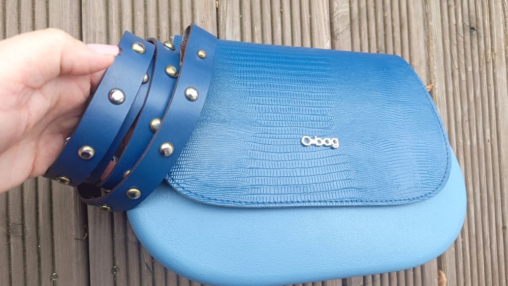 Obag shoulder lazur zestaw klapka o bag