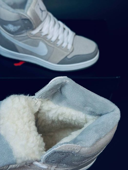 Стильные качественные джорданы / кожаные nike jordan 35-41 на зиму