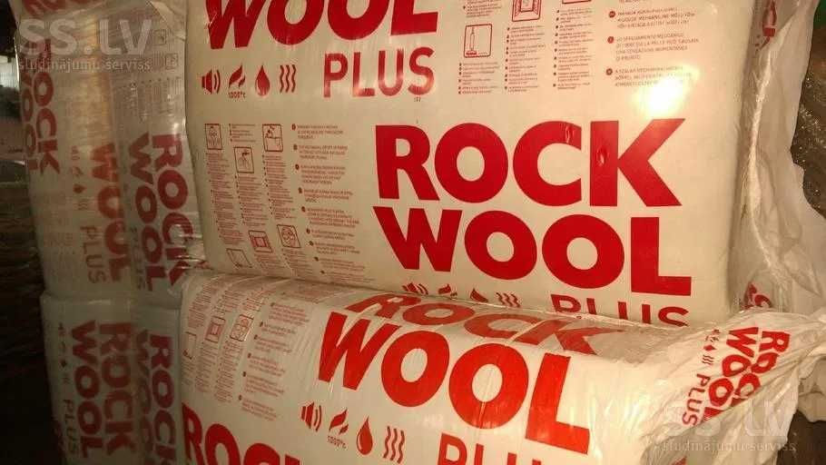 Мінвата вата для утеплення Rockwool rockmin plus мінеральна вата