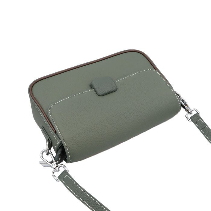 Сумка жіноча шкіряна leather 8918 green Сумка женская кожаная