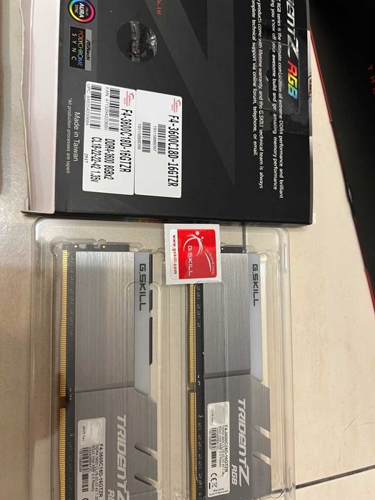 G.Skill Trident Z RGB 16GB（4×8GB）DDR4-3600 CL18