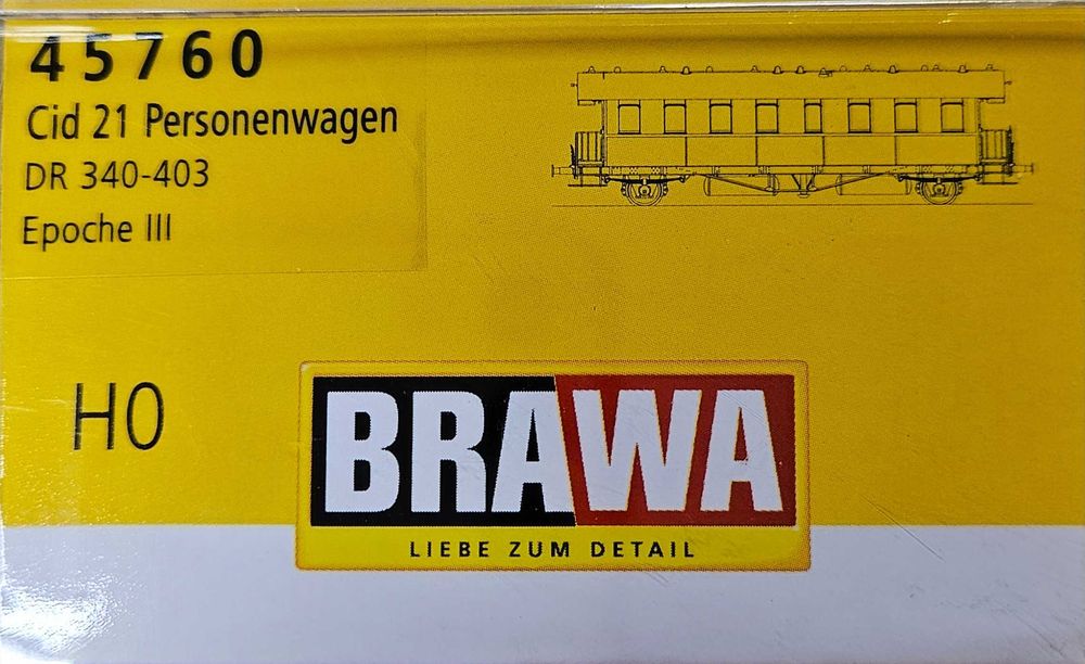 BRAWA 45760 Wagon osobowy H0