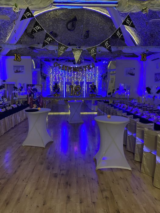 Sala na 18-skę, 30stkę, 40stkę, 50 tkę, Ślub w ogrodzie.