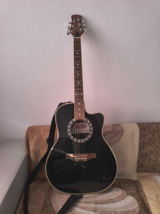 Gitara elektro-akustyczna Stagg A4006 BK sprawna