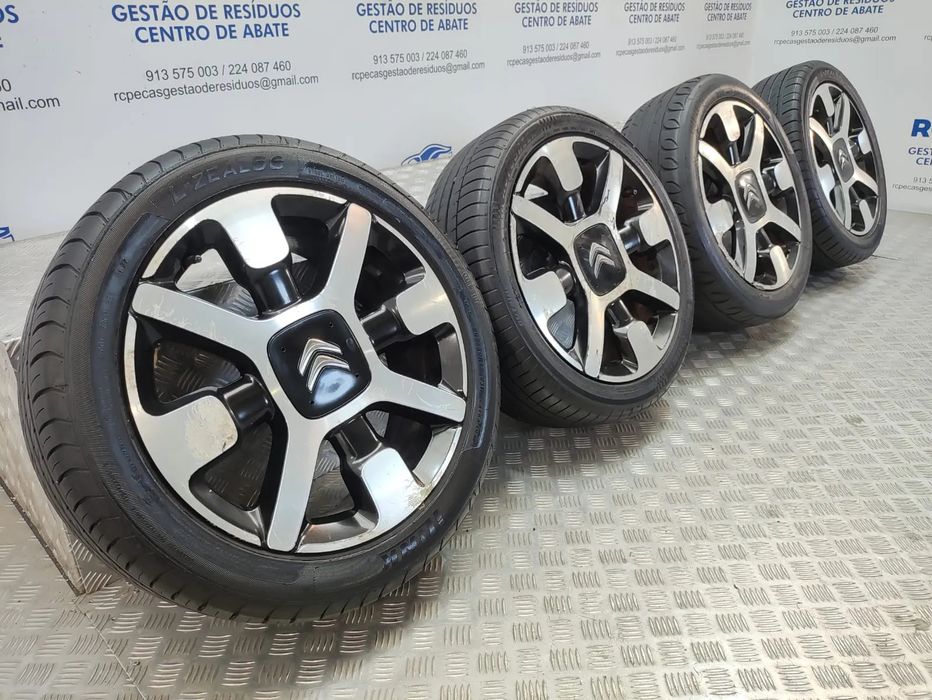 Conjunto jantes 17 originais Citroen C4 Cactus 6,5J ET19 4x108