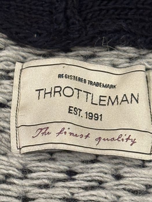 Casaco de homem azul da THROTTLEMAN