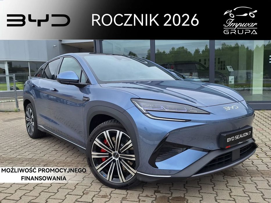 BYD Sealion 7 4,5 S (0-100 km/h) / Zasięg 502 km / Head-Up / Dynaudio®