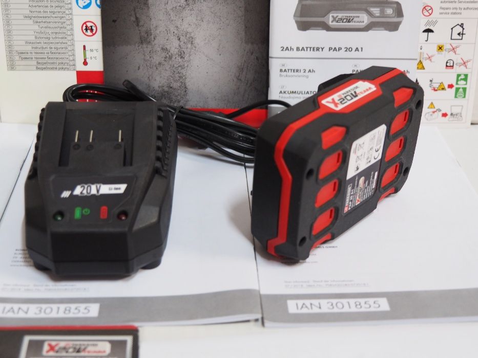 Zestaw PARKSIDE akumulator i ladowarka 20v 2Ah komplet