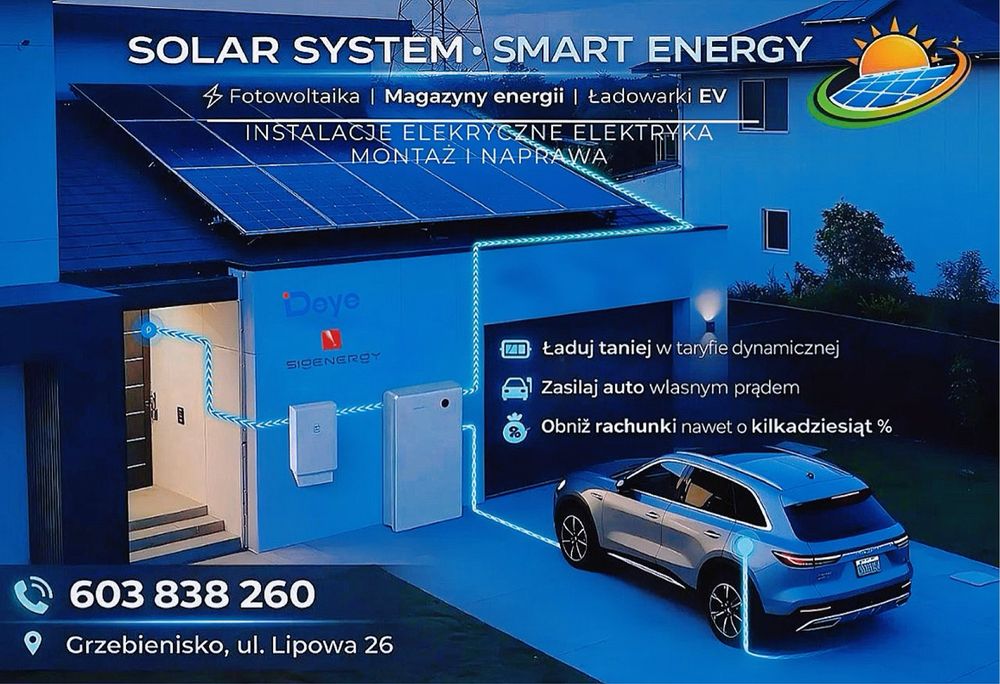 Fotowoltaika Deye Sigenergy/ Elektryka / Montaż / Serwis
