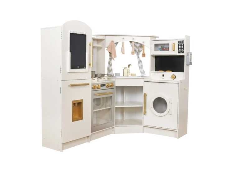 Дитяча кутова кухня дерев'яна AVKO Пальма звукові та світлові ефекти