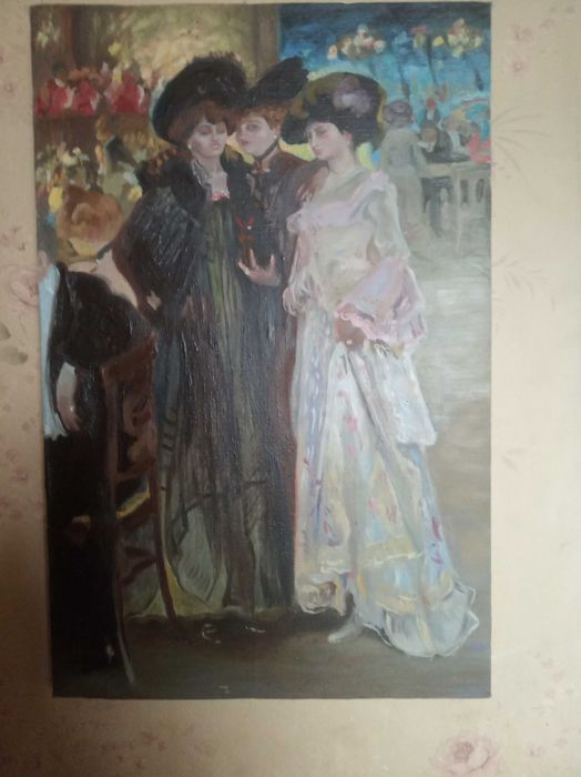 картина Парижское кафе