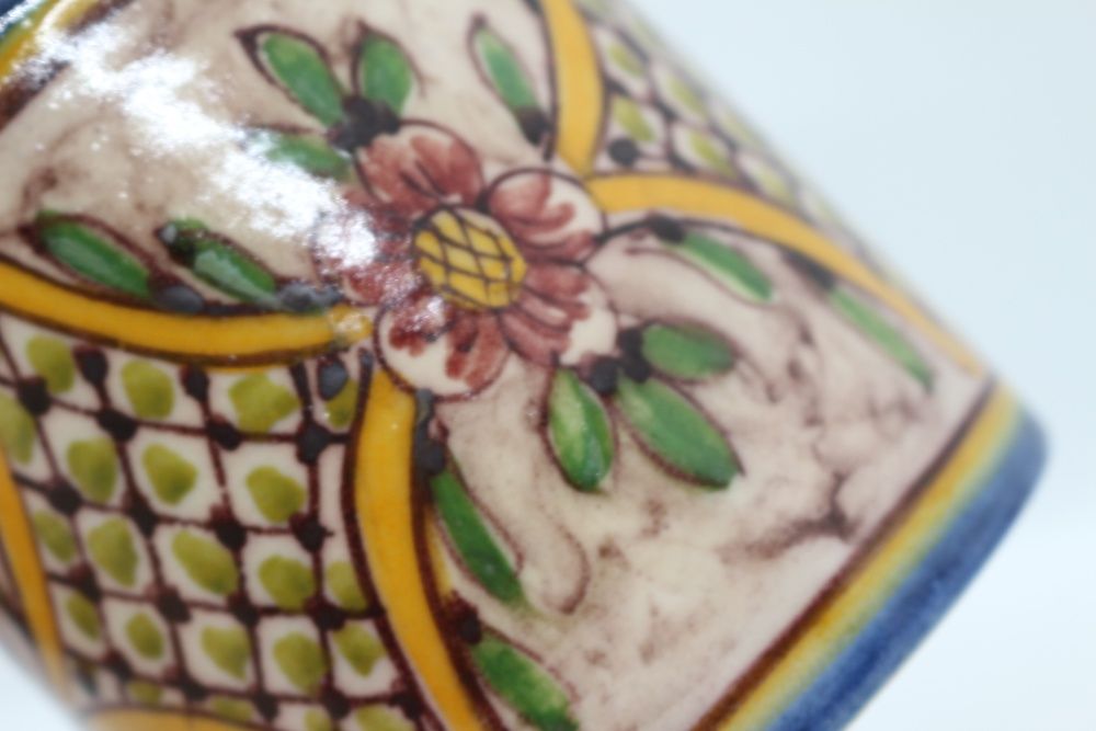 Earthenware Pot from Sant'Anna Factory Dated and Signed MP64563981424899122