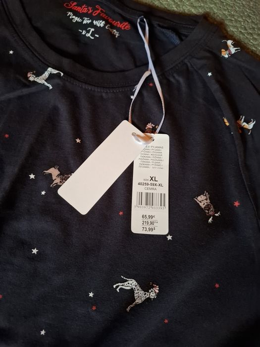 Piżama bawełniana  Esotiq,  XL