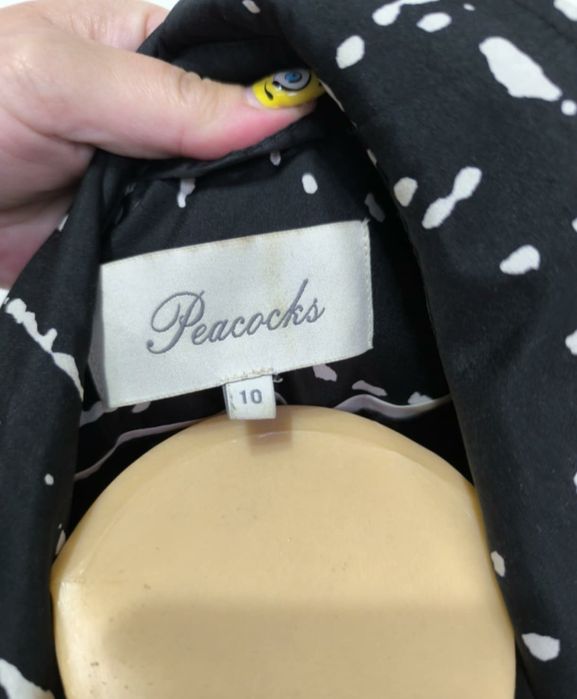 Płaszcz trencz wzorek wiosenny letni elegancki wizytowy codzienny vint