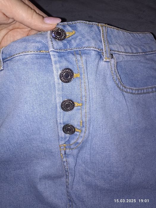 Джинсова спідничка міні