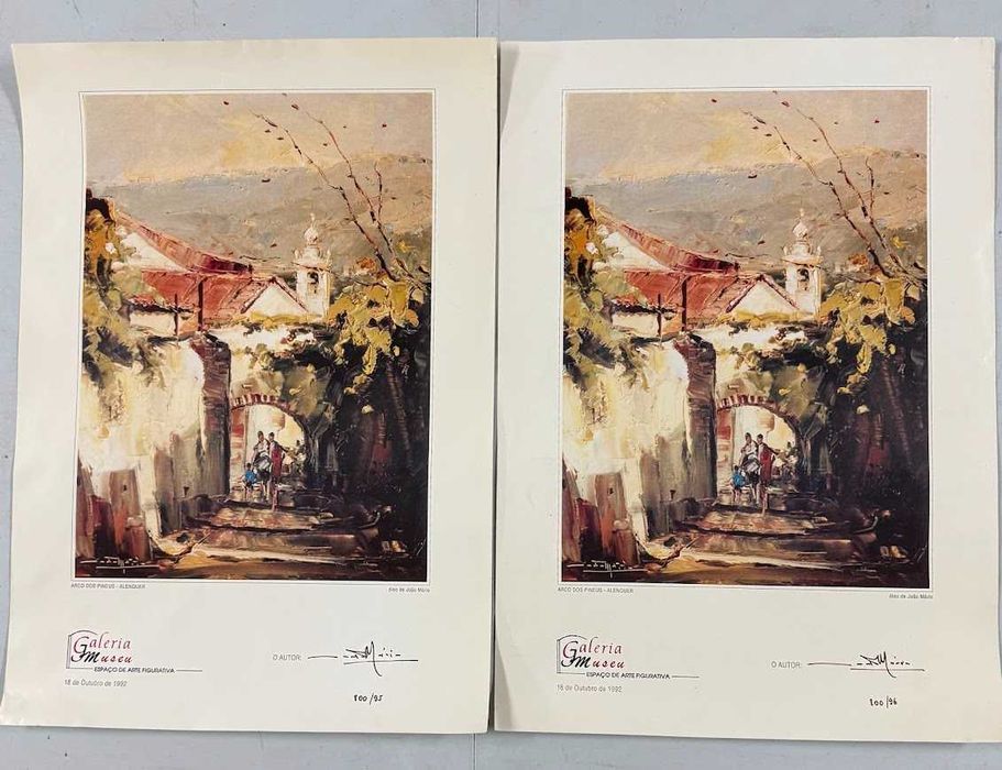 Serigrafia de João Mário (Arco do Pineus-Alenquer)