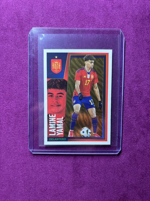 Lamine Yamal cromo rookie Panini Vamos Seleccion 2024