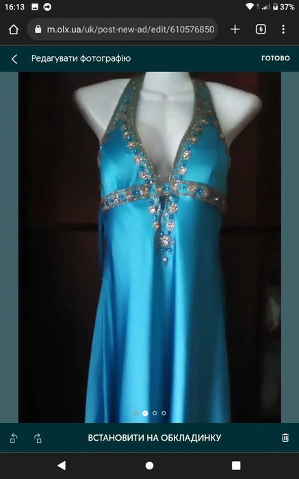 Весільна сукня атлас- здаю на прокат або продати