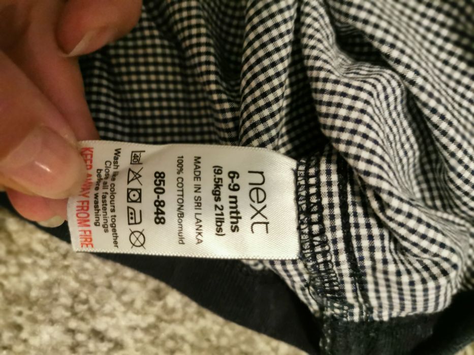 Koszulowe body Next 6-9 miesięcy