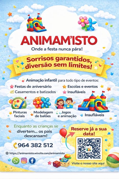Insufláveis e animação infantil