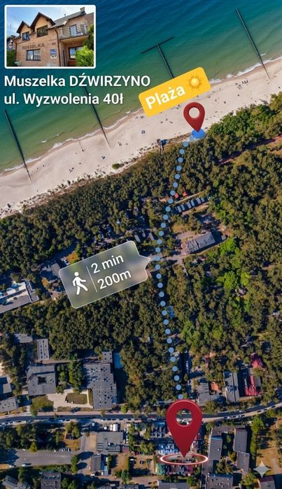 WOLNE POKOJE Pokoje apartament domki Dźwirzyno lub Rogowo bardzo blisko plaży Kołobrzegu