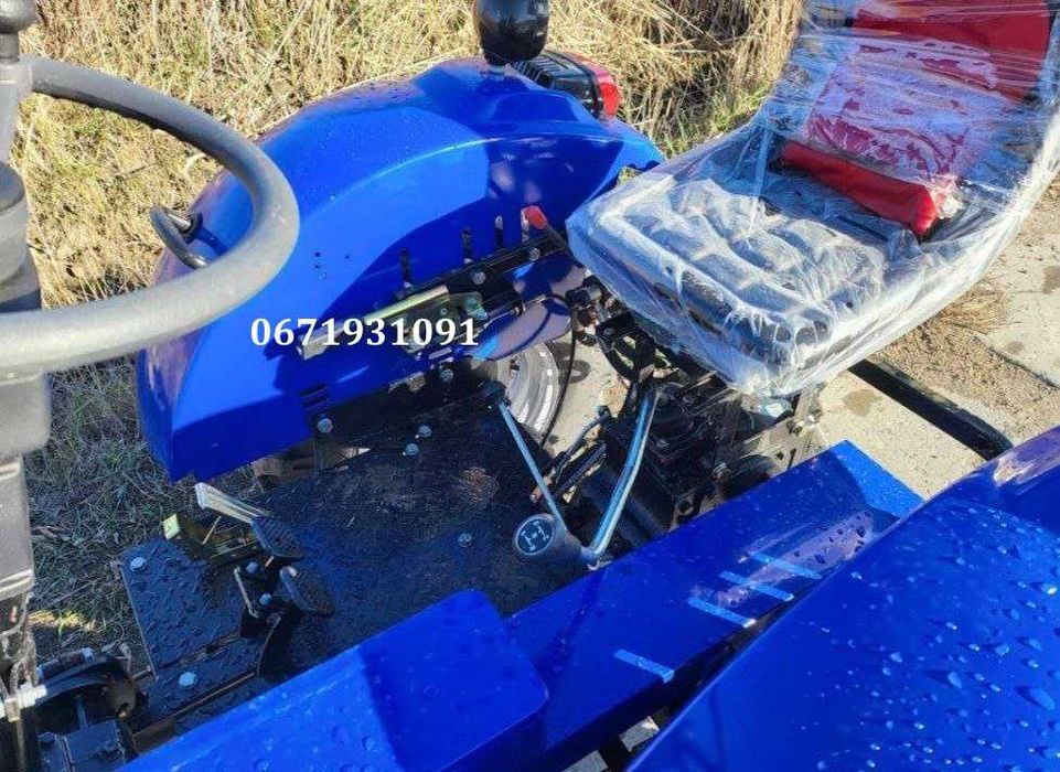 Трактор Кентавр 160 BN Широка гума Посилена рама + Плуг + Фреза Кредит